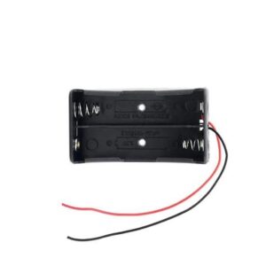 carcasa 2x 18650 cu fire terminale