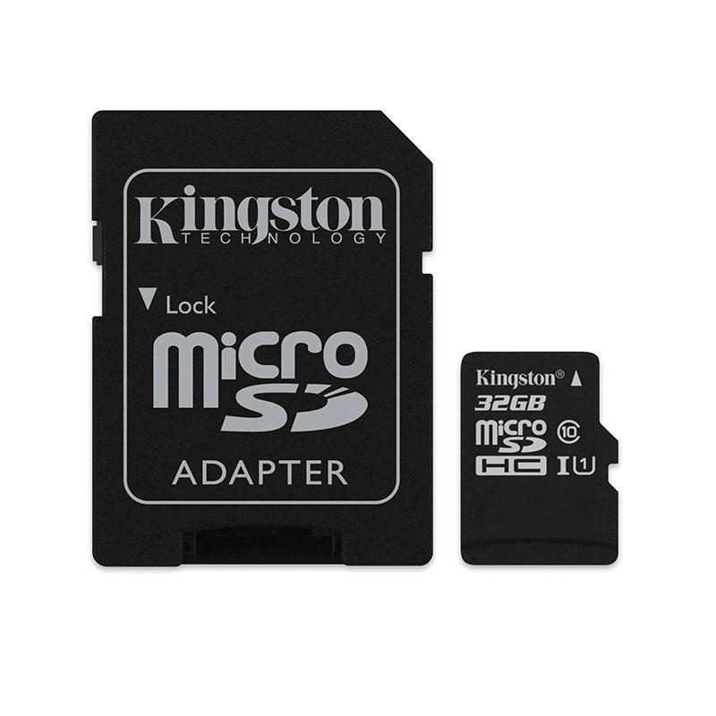 card microsd 32gb clasa 10 adaptor sd kingston 1