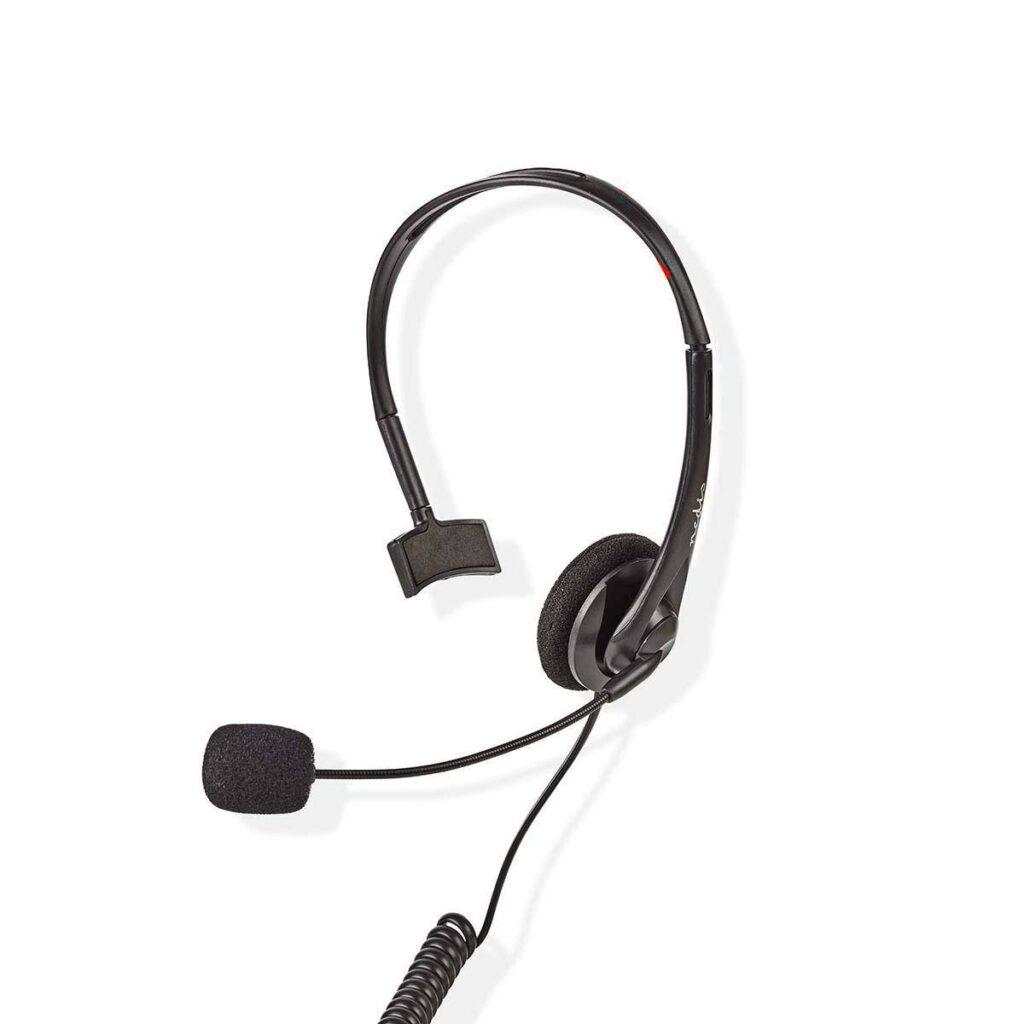 casca call center mono mufa rj9 22m nedis 2