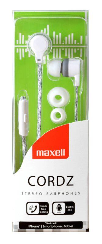 casca in ureche alb cordz maxell 2 scaled
