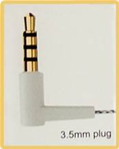 casca in ureche alb cordz maxell 4