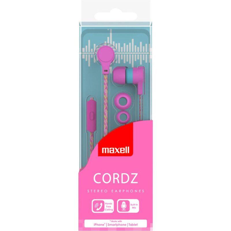 casca in ureche roz cordz maxell