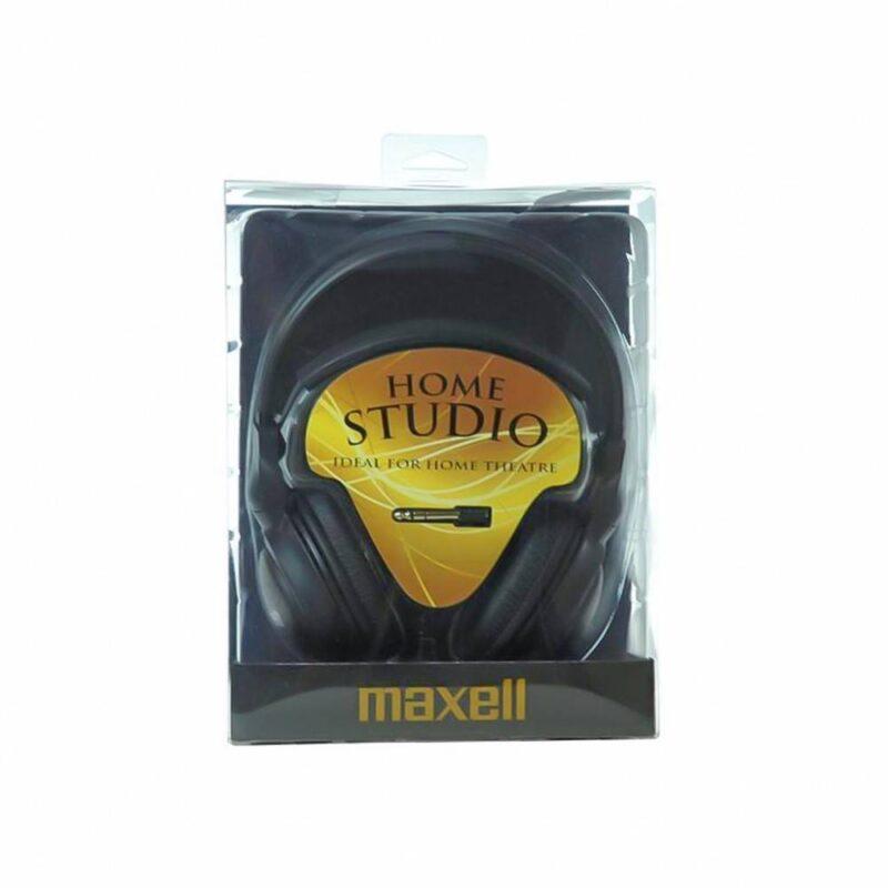 casca stereo 35 mm cablu 5m negru maxell home studio 1