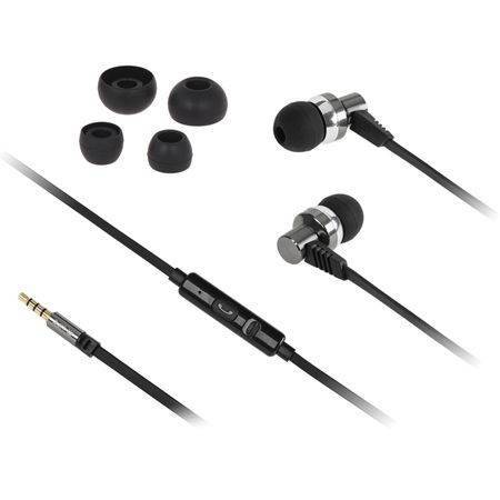 casti audio metalice cu microfon jack 35