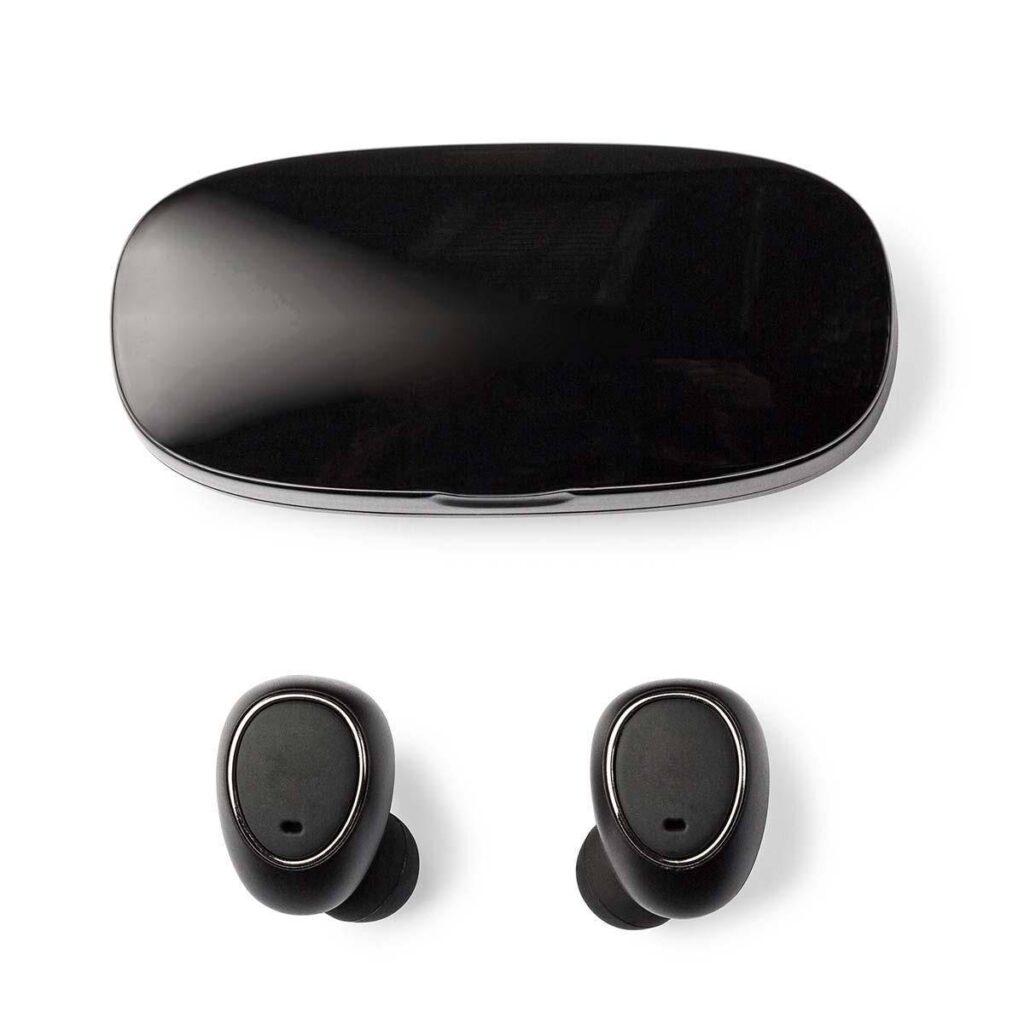 casti bluetooth in ear cu tehnologie true wireless stereo si reincarcare in carcasa nedis 6