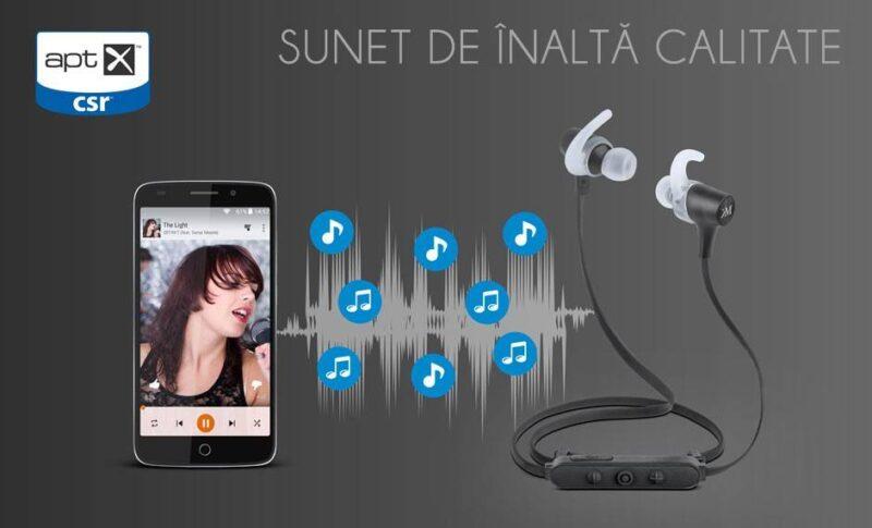 casti bluetooth ipx4 m5 verde krugermatz 7