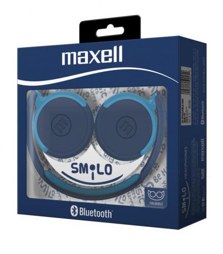 casti bluetooth smilo albastre maxell 1