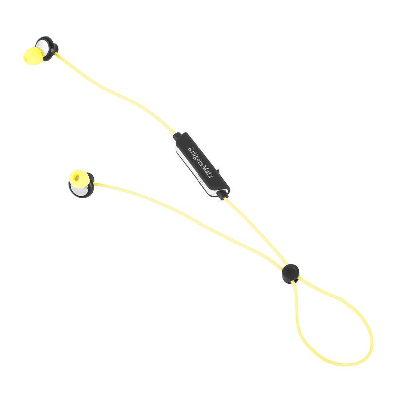 casti bluetooth stereo galbene krugermatz 2