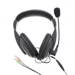 casti pc headset well cu microfon si 35 mm jack