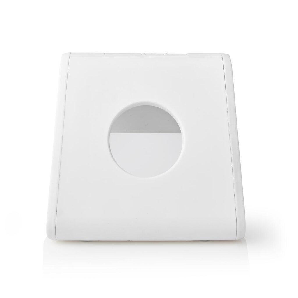 ceas cu alarma nedis incarcator wireless qi lumina multicolora alb 3