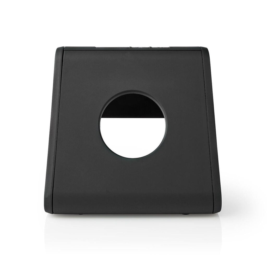 ceas cu alarma nedis incarcator wireless qi lumina multicolora negru 3