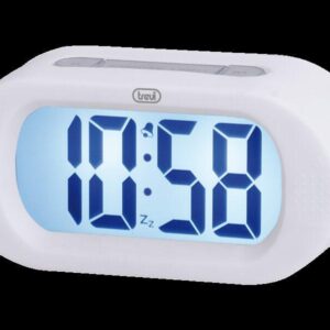 ceas de masa cu alarma termometru alb trevi