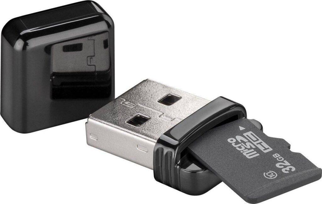 cititor de card micro sd usb 20 goobay