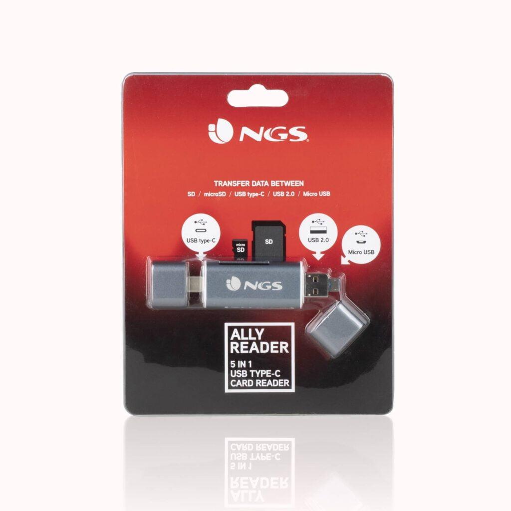 cititor de carduri 5in1 type c micro usb 20 ngs 5