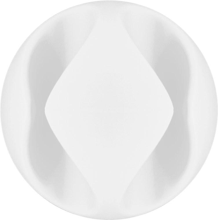 cleme pentru gestionarea cablurilor cu 2 sloturi goobay set 6buc alb 7