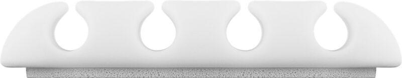 cleme pentru gestionarea cablurilor cu 4 sloturi goobay set 2buc alb 7