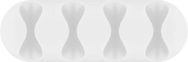 cleme pentru gestionarea cablurilor cu 4 sloturi goobay set 2buc alb 9