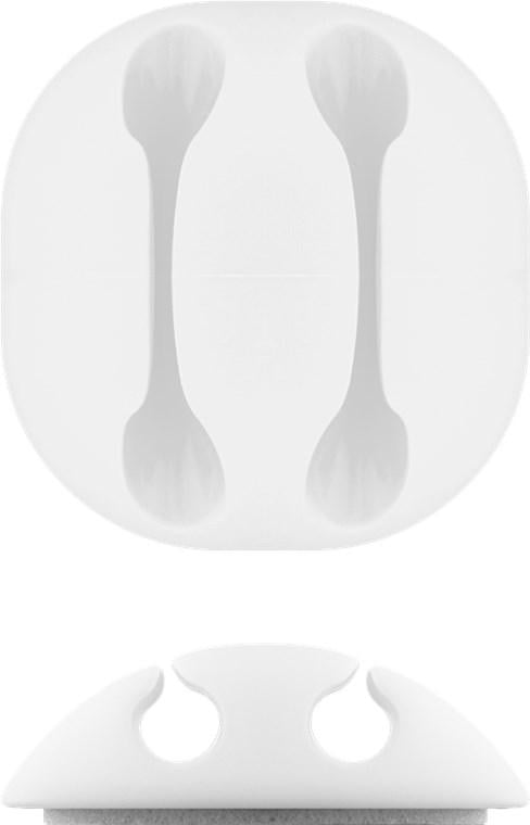 cleme pentru gestionarea cablurilor goobay set 5buc alb 16