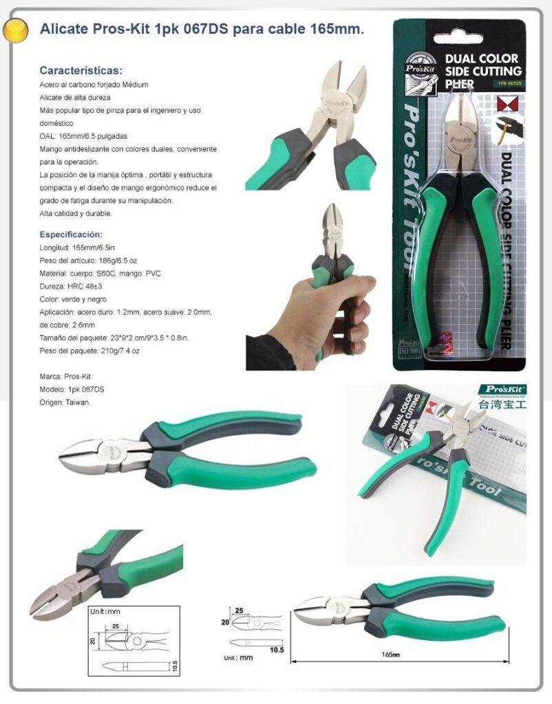 cleste 6 taiere diagonala 165mm proskit 1