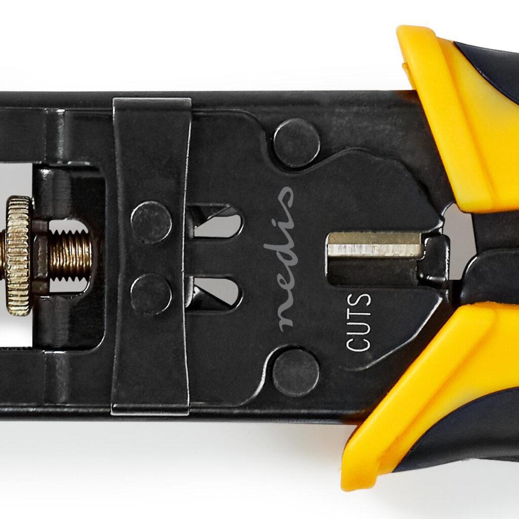 cleste compresie nedis conectori f bnc rca rg58 rg59 rg6 otel calit 5