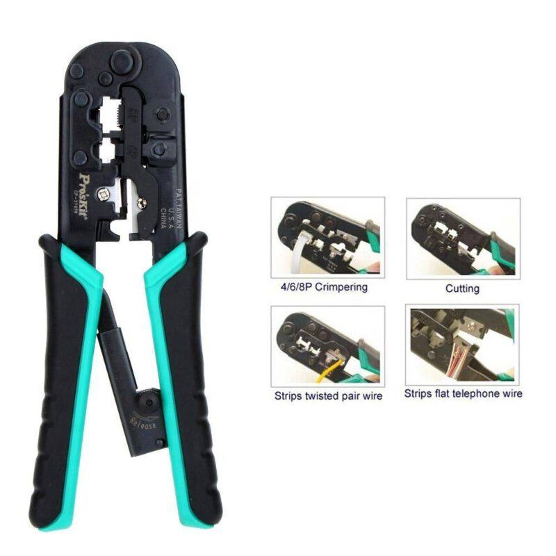 cleste sertizat modular rj9 rj11 rj45 proskit cp 376tr 8