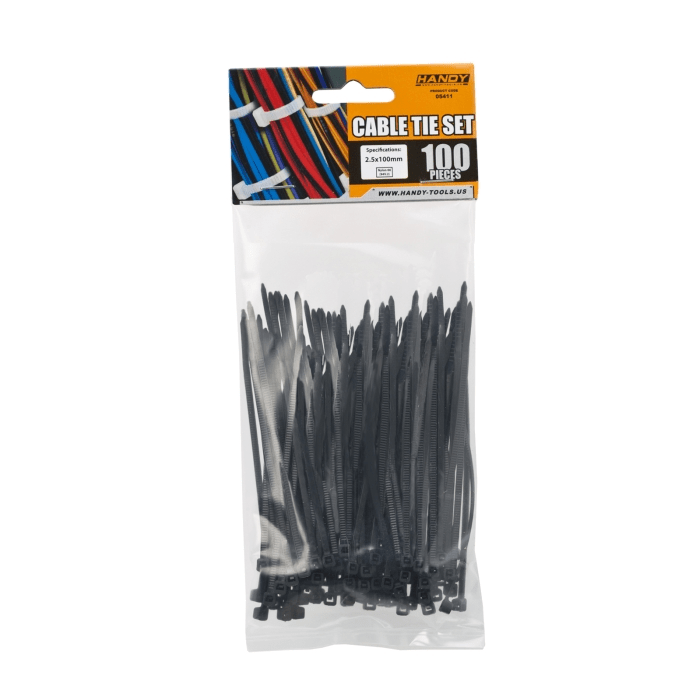 coliere plastic 100x25 mm 100buc handy