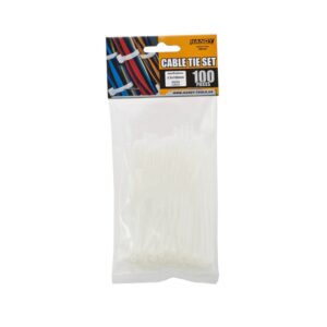 coliere plastic 100x25 mm transparent 100buc handy