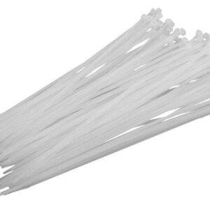 coliere plastic fasete legatura uv rezistente albe 48x300mm proline