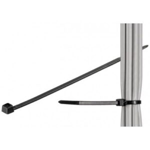 coliere plastic plastic negru 45x280mm de interior exterior 100buc goobay