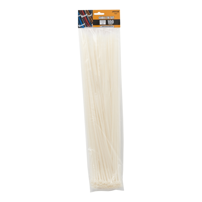 coliere plastic transparent 450x46mm 100buc handy