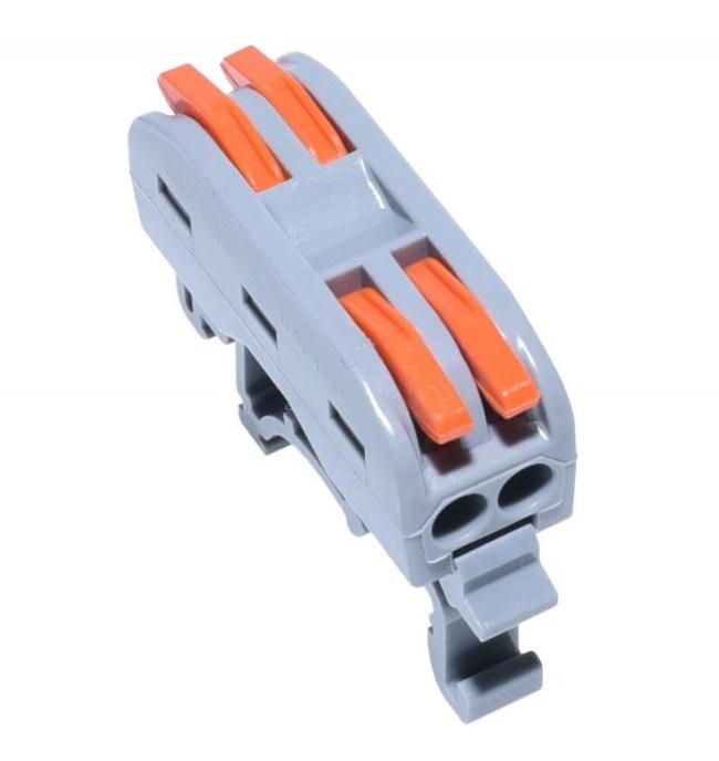 conector 22 cu sina portocaliu pentru cablu maxim 4 mm