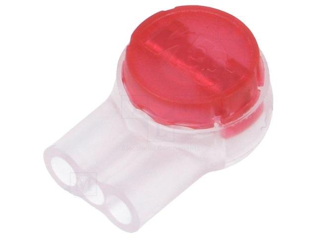 conector 3 fire 04 09mm cu gel scotchlok idc 19 26awg rosie 3m