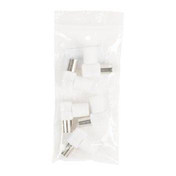 conector coaxial mama ecranat plastic cotit 90 grade valueline 1