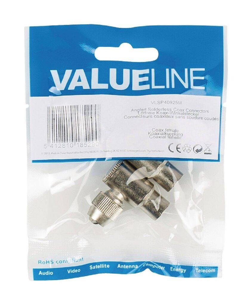 conector coaxial profesional mama cotit valueline 4