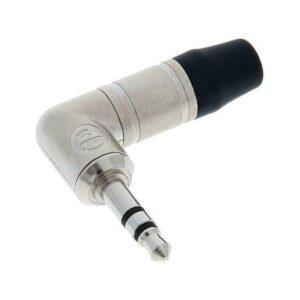 conector jack 35 mm stereo tata in unghi de 90 grade neutrik ntp3rc 1