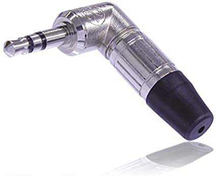 conector jack 35 mm stereo tata in unghi de 90 grade neutrik ntp3rc 4
