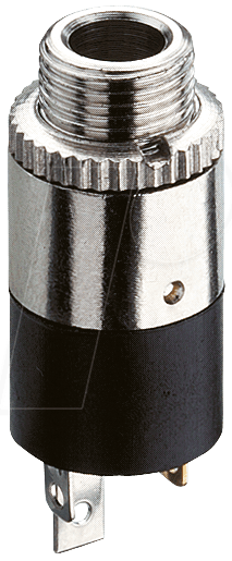 conector jack stereo mama 35 mm de sasiu cu piulita lumberg