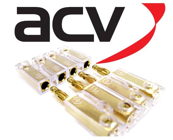 conector pentru difuzoare 4mm2 aurit mufa soclu insurubare acv 2