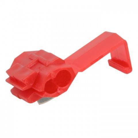 conector rapid adaugare cablu max 1mm 45x20mm rosu 2