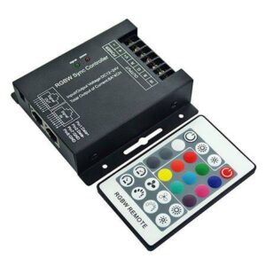 controller banda led cu dimmer 12v 24v rgbw 288w v tac