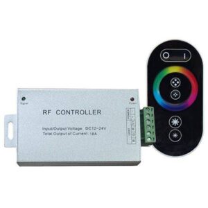 controller banda led rgb cu touch 12v 24v 3a x4 144w v tac