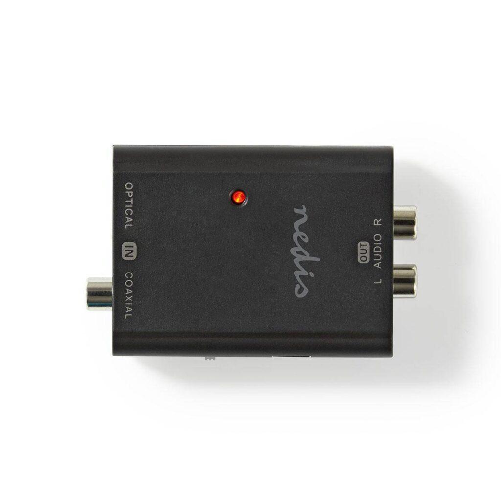 convertor digital audio stereo rca toslink mama optic rca spdif mama 2x rca mama nedis 2