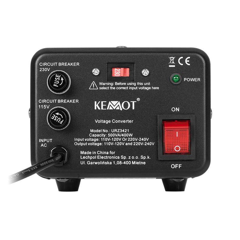 convertor tensiune 230v 110v 400w 500va kemot 1
