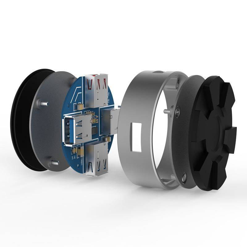 cooler laptop orico ans1 argintiu cu negru 4