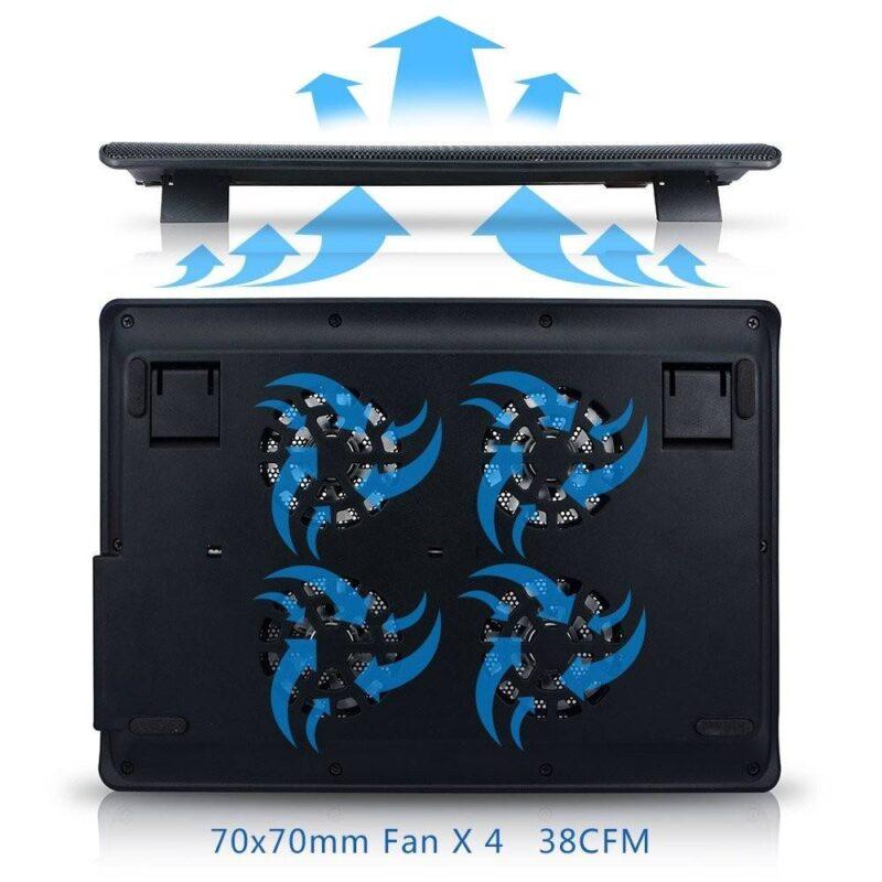 cooler pad laptop l112a smart fox joa 350x250x20mm 38cfm 21dba 022a 2
