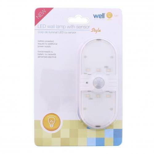 corp de iluminat led cu senzor lumina persoane 6x led style well 1