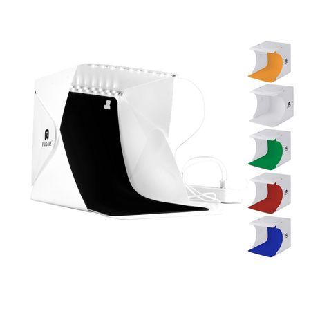 cort foto iluminat cu banda led alba 3