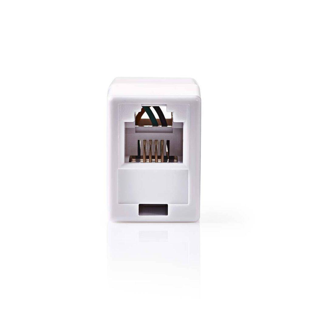 cuplaj modular nedis rj11 mama rj11 mama alb