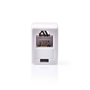 cuplaj modular nedis rj11 mama rj11 mama alb