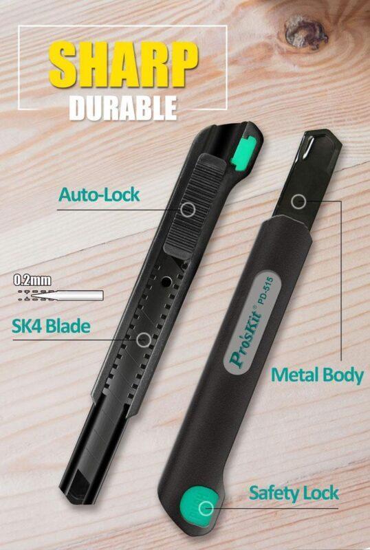 cutter cu lama flexibila proskit 17